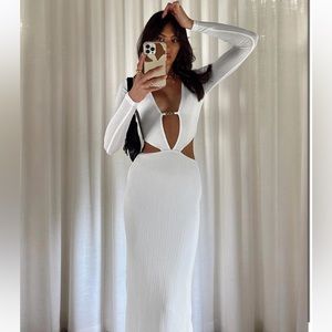 Princess Polly white maxi dress